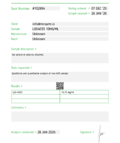 mr sarm australia 4033liquid