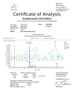 Alternative view of ARIMIDEX / ANASTROZOLE 1MG/ML LIQUID