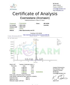 Alternative view of AROMASIN / EXEMESTANE 25MG/ML LIQUID