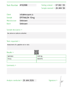 PEPTIDES 28 mr sarm australia epithalon