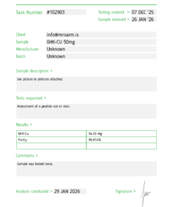 PEPTIDES 24 mr sarm australia ghk cu