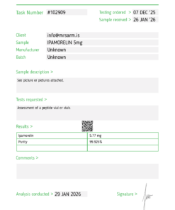 PEPTIDES 29 mr sarm australia ipamorelin5mg