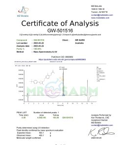Alternative view of GW-501516 - CARDARINE