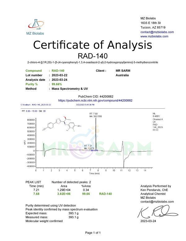 RAD-140 - TESTOLONE - Image 2