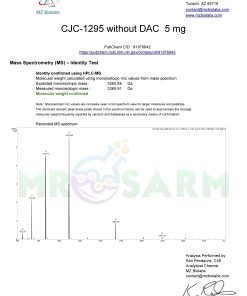 mr sarm australia COA CJC 1295 noDAC 5mg 2024 10 28 page 002