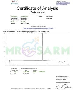mr sarm australia COA Retatrutide 5mg 2024 10 21 page 001