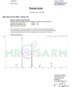 mr sarm australia COA Retatrutide 5mg 2024 10 21 page 002