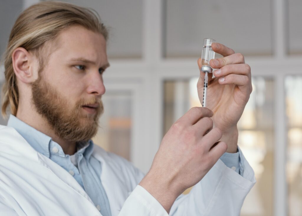 Doctor preparing injection for SARMs Australia guide
